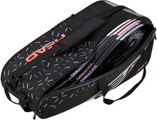 Load image into Gallery viewer, Head Team Large 9 Racket Padel Bag - Black/Ceramic