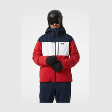 Load image into Gallery viewer, HELLY HANSEN MENS GRAVITY SKI JACKET RED/NAVY/WHITE