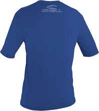 Load image into Gallery viewer, ONEILL MENS BASIC SHORT SLEEVE RASH GUARD BLUE