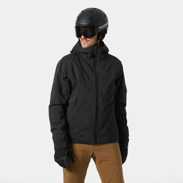 HELLY HANSEN MENS COURCHEVE SKI JACKET BLACK
