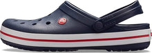 Load image into Gallery viewer, CROCS CROCBAND CLOG NAVY/RED/WHITE STRIPE