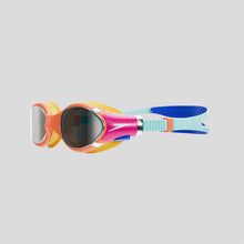Load image into Gallery viewer, SPEEDO JUNIOR BIOFUSE 2.0 MIRROR SWIMMING GOGGLE ORANGE/BLUE