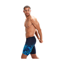 Load image into Gallery viewer, SPEEDO MENS V-CUT HYPERBOOM JAMMER BLACK/BLUE