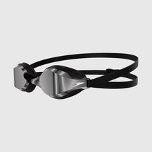 Load image into Gallery viewer, SPEEDO SENIOR FASTSKIN SPEEDSOCKET 2 MIRROR GOGGLE BLACK/SILVER