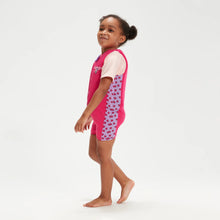 Load image into Gallery viewer, SPEEDO PRINTED FLOAT SUIT PINK/PURPLE