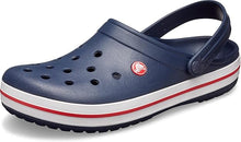 Load image into Gallery viewer, CROCS CROCBAND CLOG NAVY/RED/WHITE STRIPE
