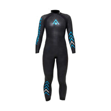Load image into Gallery viewer, AQUASPHERE WOMENS AQUASKIN FULL SUIT 1.5MM BLACK/BLUE