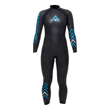 Load image into Gallery viewer, AQUASPHERE WOMENS AQUASKIN FULL SUIT 1.5MM BLACK/BLUE