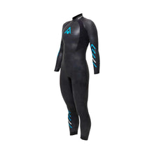 Load image into Gallery viewer, AQUASPHERE WOMENS AQUASKIN FULL SUIT 1.5MM BLACK/BLUE