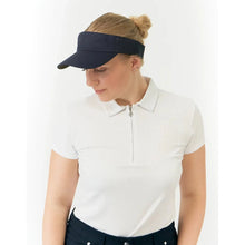 Load image into Gallery viewer, BECMOOR WOMENS VELCRO VISOR NAVY