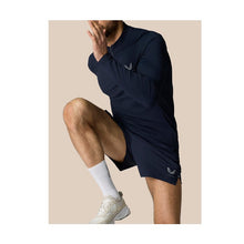 Load image into Gallery viewer, CASTORE MENS 1/4 ZIP LONG SLEEVE TOP MIDNIGHT NAVY/WHITE