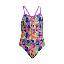 Load image into Gallery viewer, FUNKITA GIRLS SINGLE STRAP 1 PIECE COSTUME MESS MATCH MULTI COLOUR