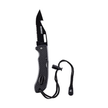 Load image into Gallery viewer, CRESSI CHAKU DIVING KNIFE STAINLESS STEEL BLACK
