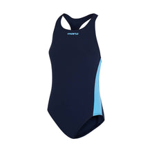 Load image into Gallery viewer, MARU LADIES PANEL RACER BACK SWIMSUIT NAVY/COBALT