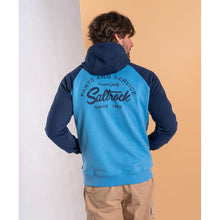 Load image into Gallery viewer, SALTROCK MENS STRIKE LOGO POP HOODIE LIGHT BLUE