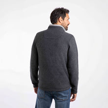 Load image into Gallery viewer, WEIRD FISH MENS SHIRES FULL ZIP FLEECE WASHED BLACK