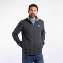 Load image into Gallery viewer, WEIRD FISH MENS SHIRES FULL ZIP FLEECE WASHED BLACK