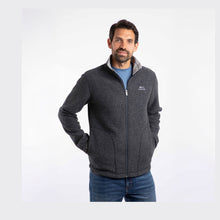Load image into Gallery viewer, WEIRD FISH MENS SHIRES FULL ZIP FLEECE WASHED BLACK