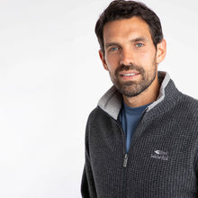 Load image into Gallery viewer, WEIRD FISH MENS SHIRES FULL ZIP FLEECE WASHED BLACK