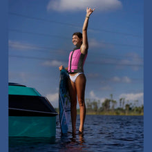 Load image into Gallery viewer, FOLLOW WOMENS HARMONY IMPACT VEST BLACK/PINK