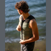 Load image into Gallery viewer, FOLLOW SECTION MENS IMPACT VEST GREEN/BLACK
