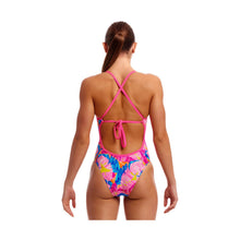 Load image into Gallery viewer, FUNKITA GIRLS ONE PIECE TIE ME TIGHT SWIMSUIT JUST JUNGLE PINK