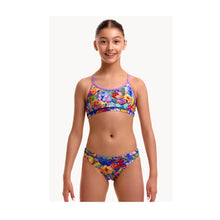 Load image into Gallery viewer, FUNKITA GIRLS AUSTIN FLOWERS RACERBACK 2 PIECE MULTI