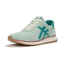 Load image into Gallery viewer, FITFLOP RETRO-Q FF FABRIC/SUEDE SNEAKERS MINT
