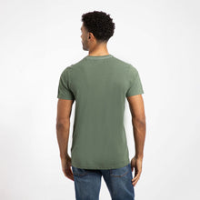 Load image into Gallery viewer, WEIRD FISH MENS DOUBLE FISH ECO GRAPHIC TEE DEEP LICHEN GREEN