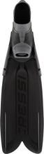 Load image into Gallery viewer, CRESSI GARA TURBO FLEX FREE DIVE FINS BLACK