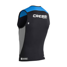Load image into Gallery viewer, CRESSI MENS NEOPRENE ZIPPER VEST BLACK/BLUE