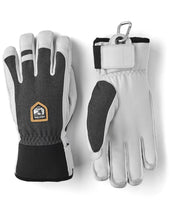 Load image into Gallery viewer, HESTRA MENS ARMY LEATHER PATROL GLOVE CHARCOAL GREY/WHITE