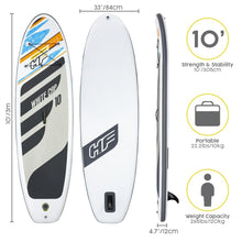 Load image into Gallery viewer, HYDRO-FORCE WHITE CAP 10FT PADDLE BOARD/SUP SET
