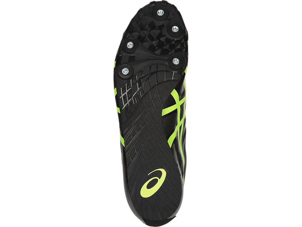 ASICS LONG DISTANCE RUN SPIKE BLACK YELLOW