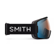 Load image into Gallery viewer, SMITH ADULT PROXY SKI GOGGLE BLACK BLUE MIRROR CHROMAPOP LENS S1-S3
