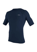 Load image into Gallery viewer, ONEILL MENS BASIC SKIN SHORT SLEEVE RASH GUARD NAVY