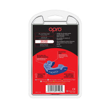 Load image into Gallery viewer, OPRO JUNIOR G4 SILVER MOUTHGUARD BLUE/LIGHT/BLUE