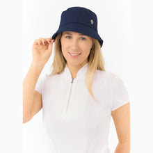 Load image into Gallery viewer, PURE GOLF DUA LINED BUCKET HAT NAVY