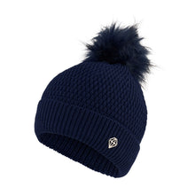 Load image into Gallery viewer, PURE GOLF GRETA WATERPROOF BOBBLE HAT NAVY