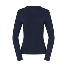Load image into Gallery viewer, PURE GOLF SUZIE SUERWEIGHT JUMPER NAVY