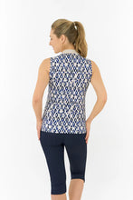 Load image into Gallery viewer, PURE GOLF ELLEN SLEEVELESS POLO SANDS OF TIME