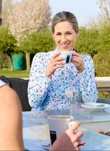 Load image into Gallery viewer, PURE GOLF BALANCE LONG SLEEVE MID LAYER MIRRORED MOONSTONE