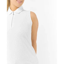 Load image into Gallery viewer, PURE GOLF REBECCA LILY PWP SLEEVELESS GOLF POLO WHITE