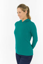 Load image into Gallery viewer, PURE GOLF PRIYA LIGHTWEIGHT SUMMER GOLF HOODIE TEAL