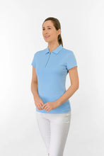 Load image into Gallery viewer, PURE GOLF THRIVE 2 SHORT SLEEVE POLO BLUE