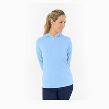 Load image into Gallery viewer, PURE GOLF PRIYA LIGHTWEIGHT SUMMER HOODIE PALE BLUE