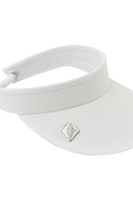 Load image into Gallery viewer, PURE GOLF WOMENS TELEPHONE WIRE VISOR WHITE