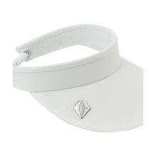 Load image into Gallery viewer, PURE GOLF WOMENS TELEPHONE WIRE VISOR WHITE