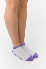 Load image into Gallery viewer, PURE GOLF TRIXIE THREE PACK TRAINER SOCKS LILAC ONE SIZE