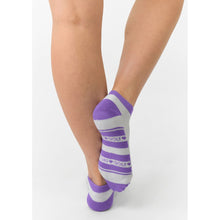 Load image into Gallery viewer, PURE GOLF TRIXIE THREE PACK TRAINER SOCKS LILAC ONE SIZE